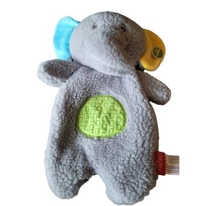 Playtex Elephant Baby Toy Plush Security Lovey Blankie New with Tags